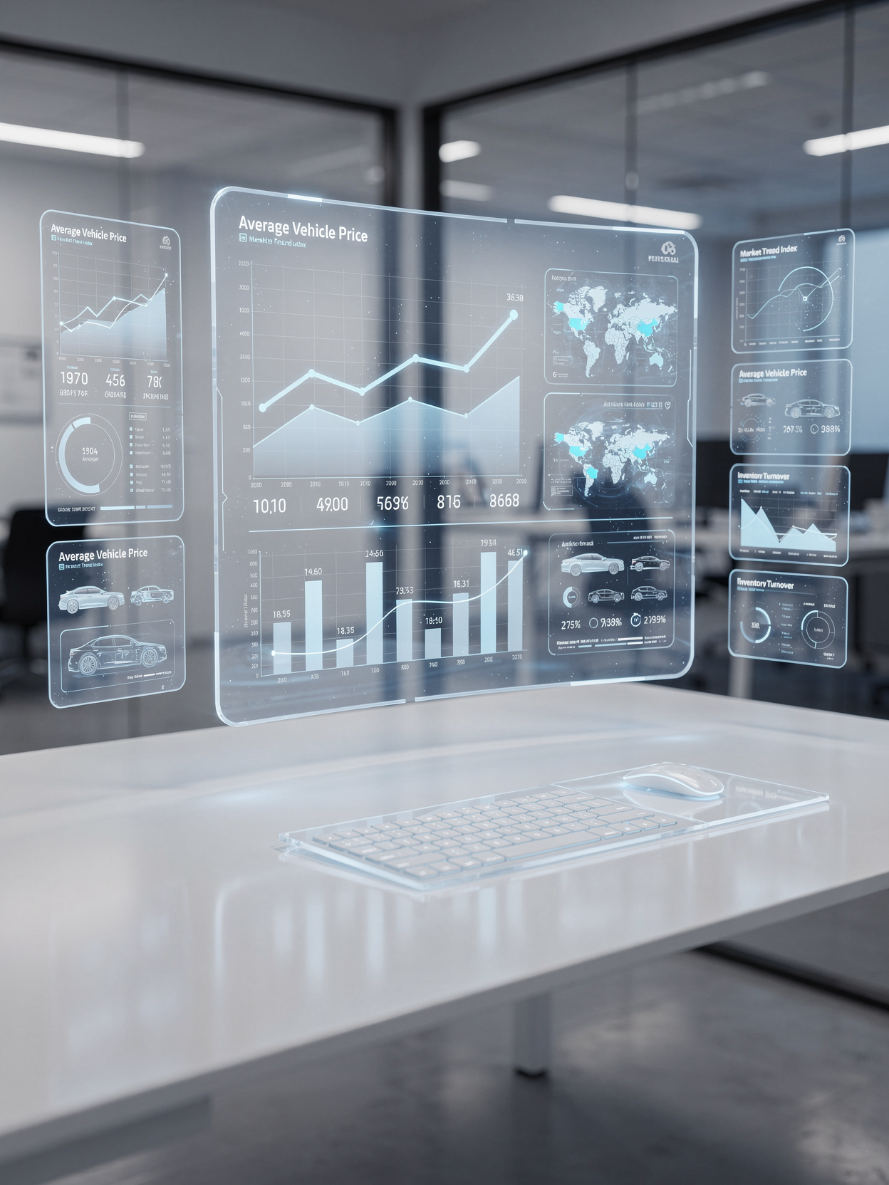 AI-powered vehicle valuation dashboard